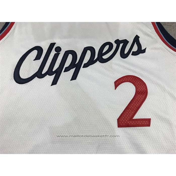 Maillot Los Angeles Clippers Kawhi Leonard #2 Association 2024-25 Blanc